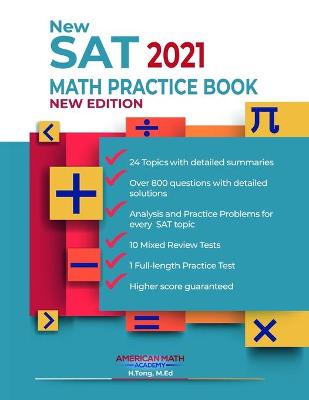 Book cover for New SAT 2021 Math Practice Book