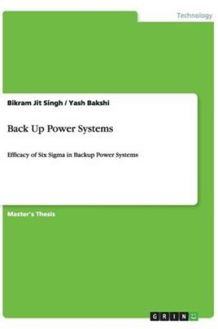 Cover of Back Up Power Systems