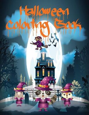 Book cover for Halloween Coloring Book