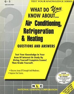 Book cover for AIR CONDITIONING, REFRIGERATION & HEATING