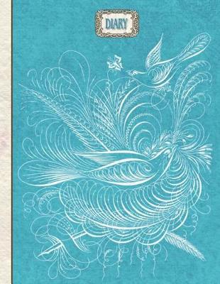 Book cover for Spencerian Blue Design Any Year Diary