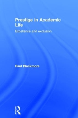 Book cover for Prestige in Academic Life