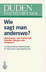 Book cover for Wie Sagt Man Anderswo?