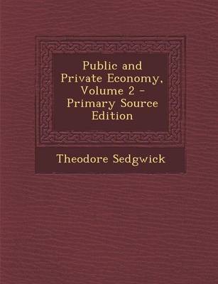 Book cover for Public and Private Economy, Volume 2 - Primary Source Edition