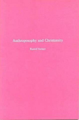 Cover of Anthroposophy and Christianity
