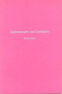 Cover of Anthroposophy and Christianity