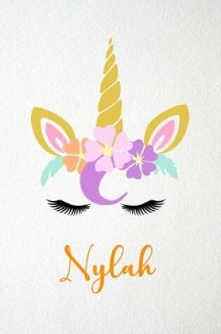 Cover of Nylah A5 Lined Notebook 110 Pages