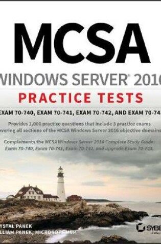 Cover of MCSA Windows Server 2016 Practice Tests