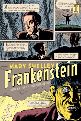 Book cover for Frankenstein (Penguin Classics Deluxe Edition)