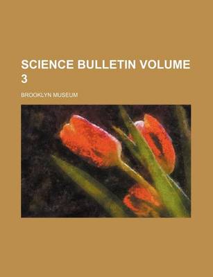 Book cover for Science Bulletin Volume 3