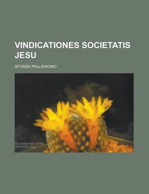 Book cover for Vindicationes Societatis Jesu