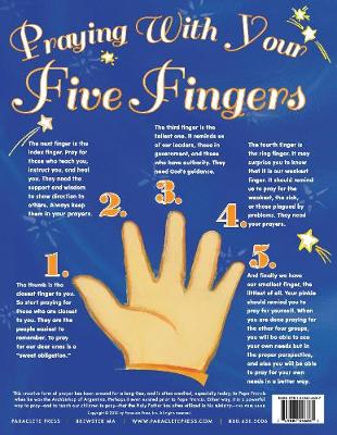 Book cover for Praying With Your Fingers - Prayer Card, Catholic (25 pack)