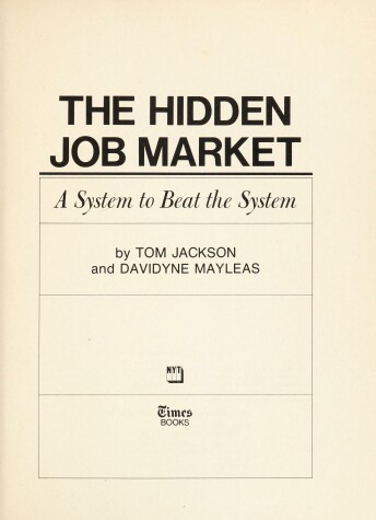 Book cover for The Hidden Job Market