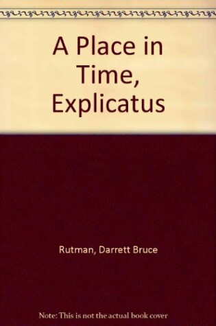 Cover of A Place in Time, Explicatus