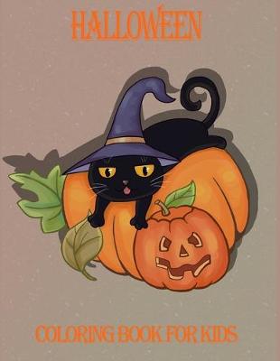 Book cover for Halloween Coloring Book For Kids