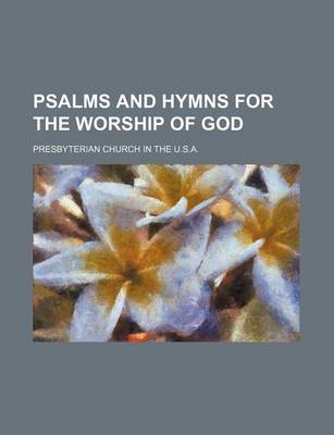 Book cover for Psalms and Hymns for the Worship of God