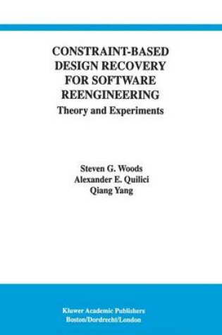 Cover of Constraint-Based Design Recovery for Software Reengineering