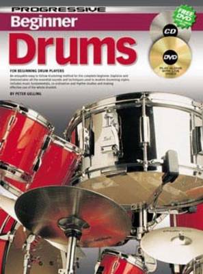 Book cover for Progressive Beginner Drums