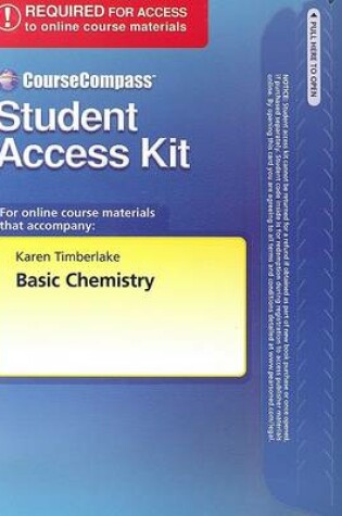 Cover of Student Access Card for CourseCompass