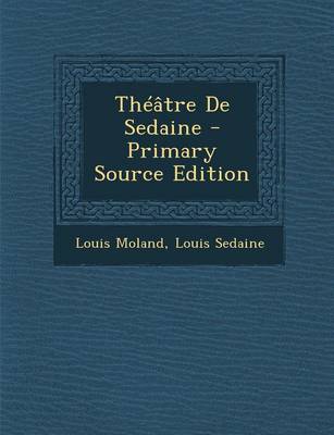 Book cover for Theatre de Sedaine