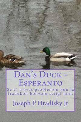 Book cover for Dan's Duck - Esperanto