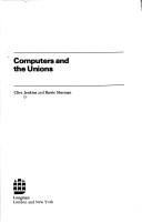 Book cover for Computers and the Unions