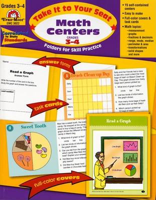 Book cover for Math Centers Grades 3-4