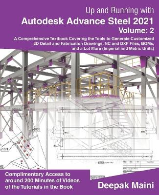 Book cover for Up and Running with Autodesk Advance Steel 2021