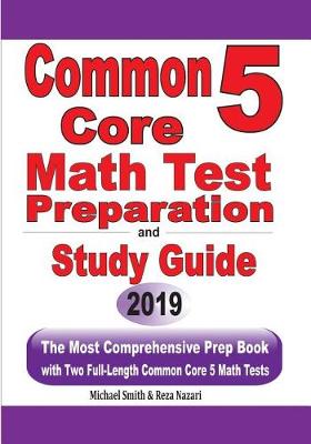 Book cover for Common Core 5 Math Test Preparation and Study Guide