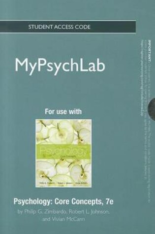Cover of NEW MyLab Psychology  without Pearson eText -- Standalone Access Card -- for Psychology