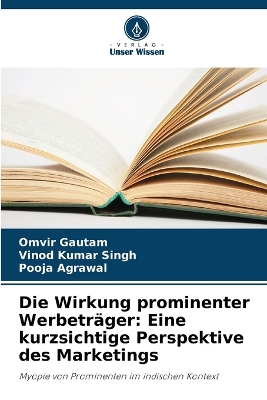 Book cover for Die Wirkung prominenter Werbetr�ger