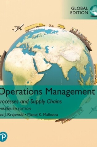 Cover of Operations Management: Processes and Supply Chains, Global Edition 180 days Subscription