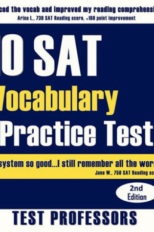 Cover of 10 SAT Vocabulary Practice Tests
