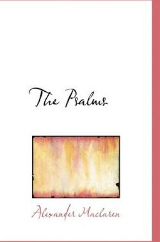 Cover of The Psalms, Volume 3