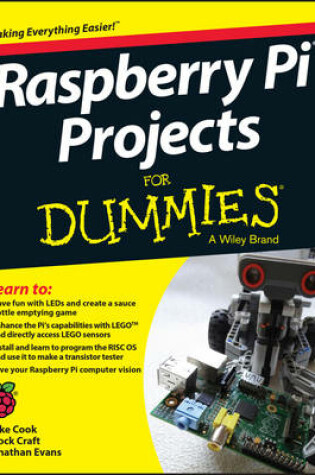 Cover of Raspberry Pi Projects For Dummies