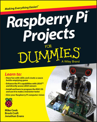 Book cover for Raspberry Pi Projects For Dummies