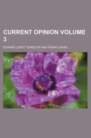 Cover of Current Opinion Volume 3