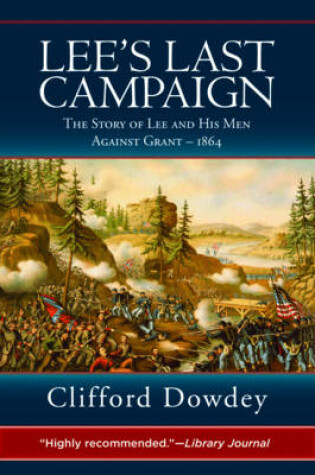 Cover of Lee's Last Campaign