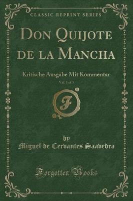 Book cover for Don Quijote de la Mancha, Vol. 1 of 5