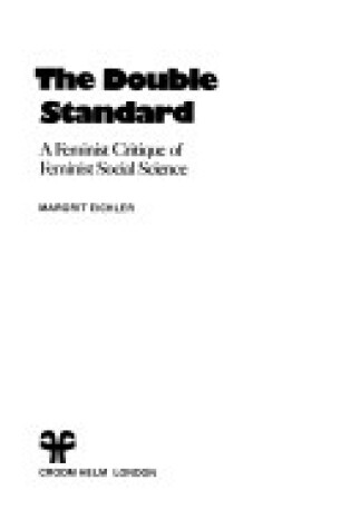 Cover of Double Standard