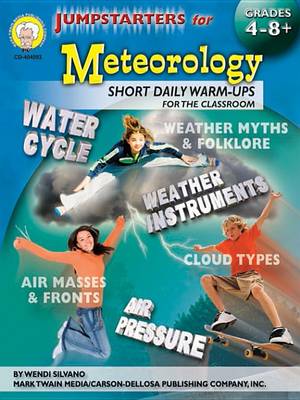 Book cover for Jumpstarters for Meteorology, Grades 4 - 8