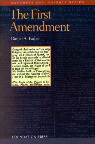 Book cover for Farbers First Amendment