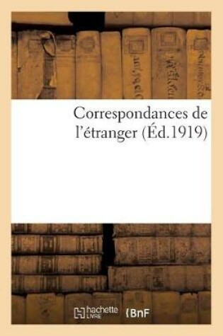 Cover of Correspondances de l'Etranger