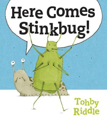 Book cover for Here Comes Stinkbug!