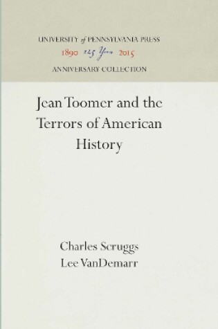 Cover of Jean Toomer and the Terrors of American History