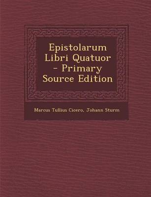 Book cover for Epistolarum Libri Quatuor