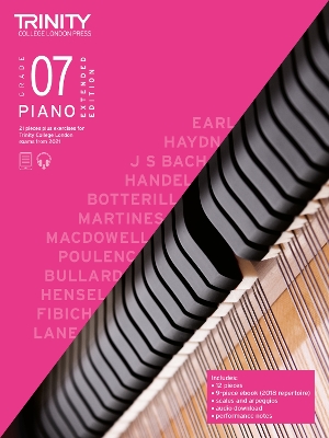 Book cover for Piano Exam Pieces & Exercises 21-23 Grade 7 Ext Ed