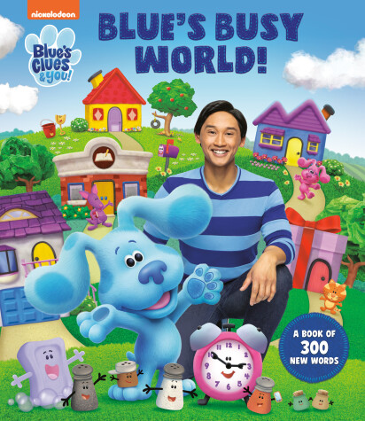 Book cover for Blue's Busy World! A Book of 300 New Words (Blue's Clues & You)