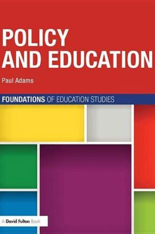 Cover of Policy and Education