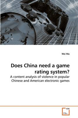 Book cover for Does China need a game rating system?